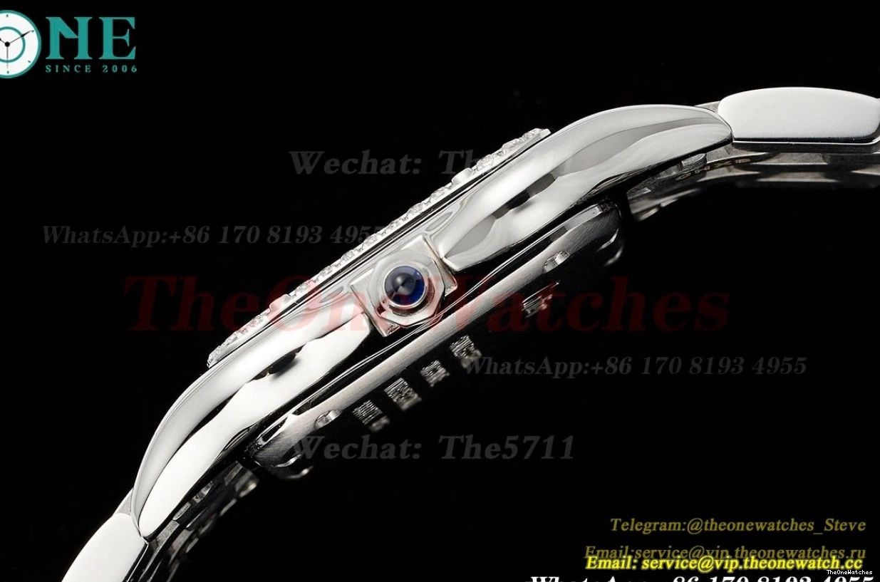 Quartz Panthere De SS SS Secrete 27mm Dial Ladies White AF 0213